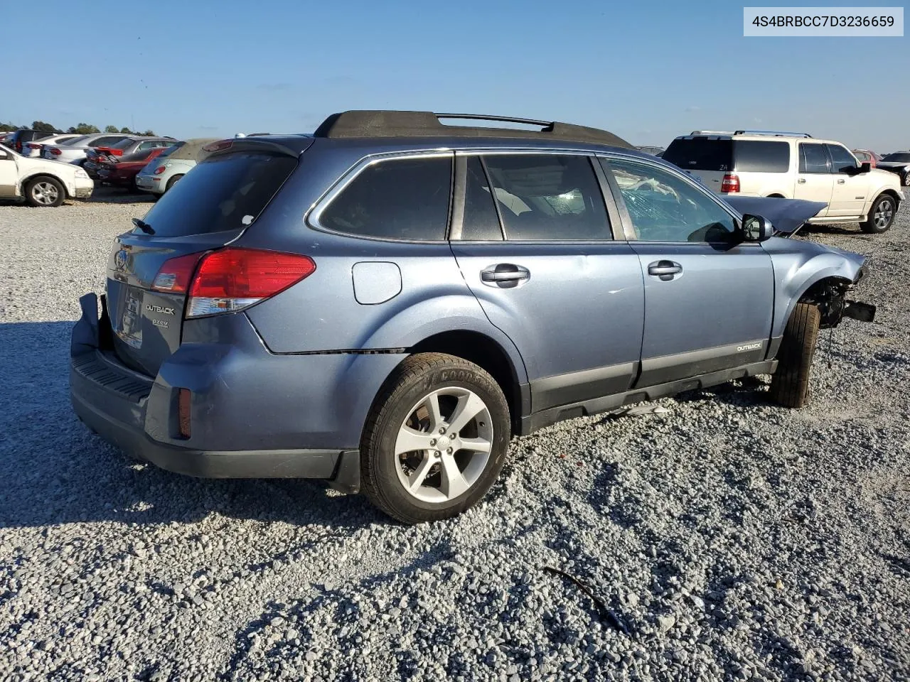 2013 Subaru Outback 2.5I Premium VIN: 4S4BRBCC7D3236659 Lot: 77935434