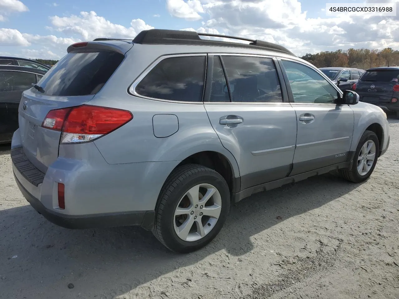 2013 Subaru Outback 2.5I Premium VIN: 4S4BRCGCXD3316988 Lot: 78787084