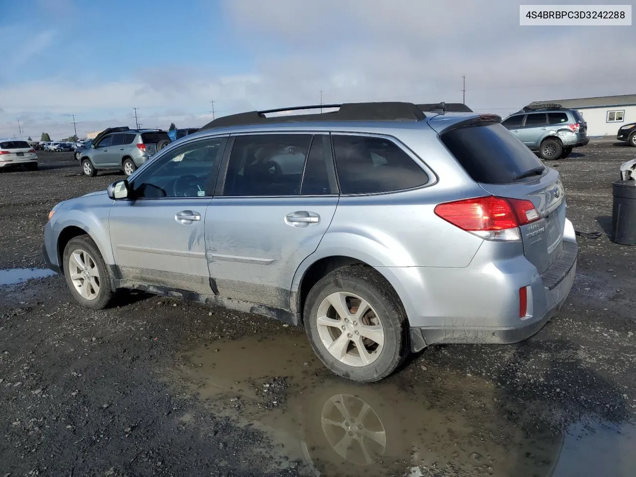 2013 Subaru Outback 2.5I Limited VIN: 4S4BRBPC3D3242288 Lot: 80987574