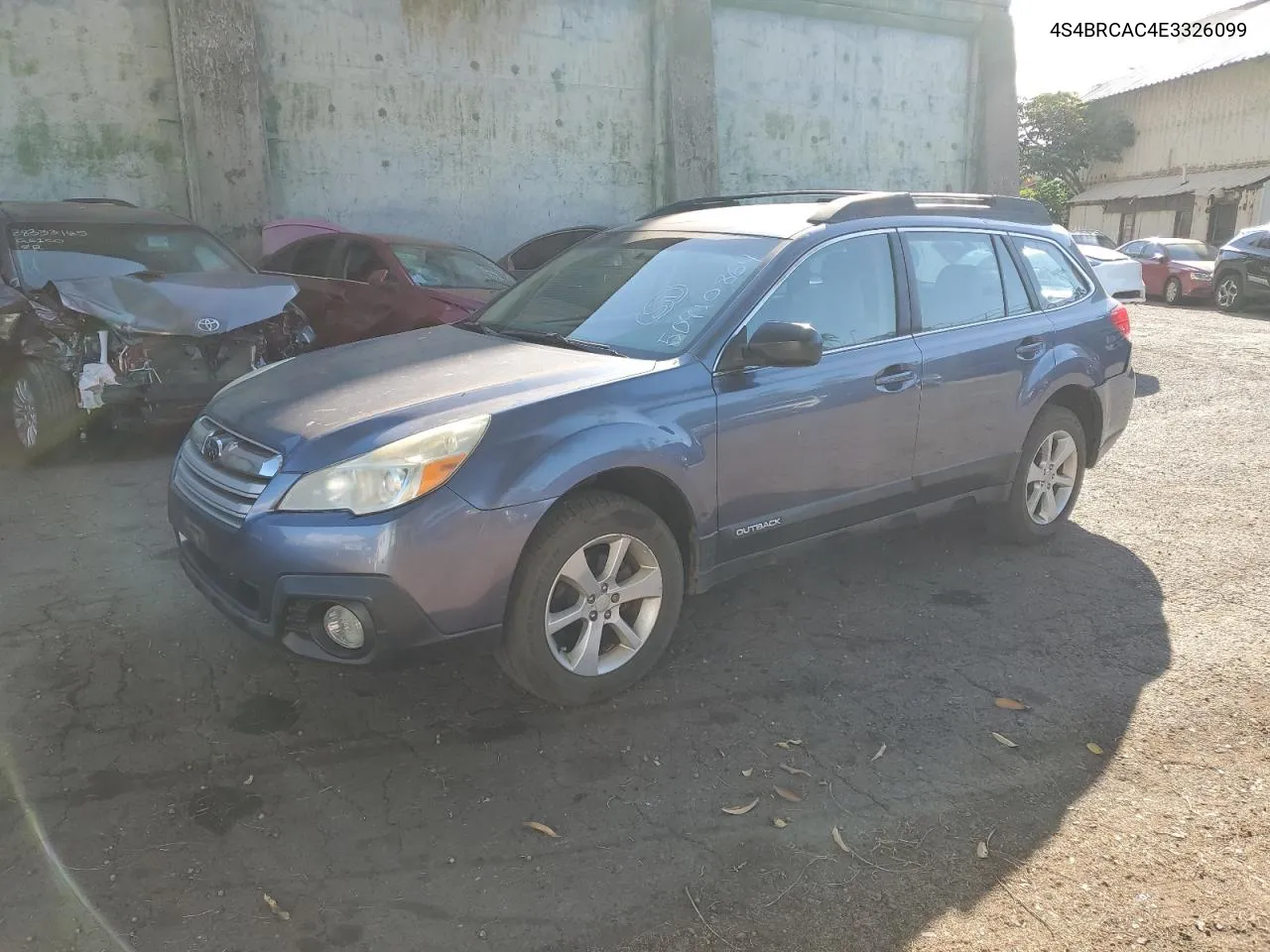 2014 Subaru Outback 2.5I VIN: 4S4BRCAC4E3326099 Lot: 50910864