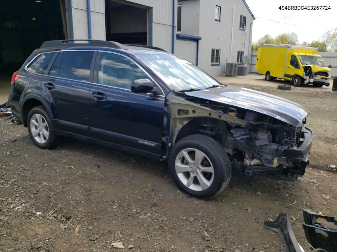 2014 Subaru Outback 2.5I Premium VIN: 4S4BRBDC4E3267724 Lot: 51432494