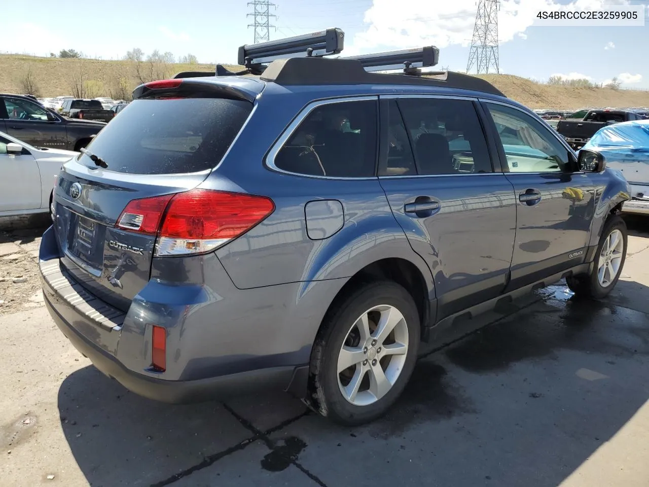 2014 Subaru Outback 2.5I Premium VIN: 4S4BRCCC2E3259905 Lot: 52523694