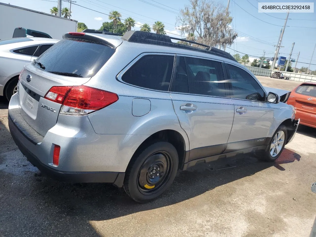 2014 Subaru Outback 2.5I Limited VIN: 4S4BRCLC3E3292458 Lot: 53761104