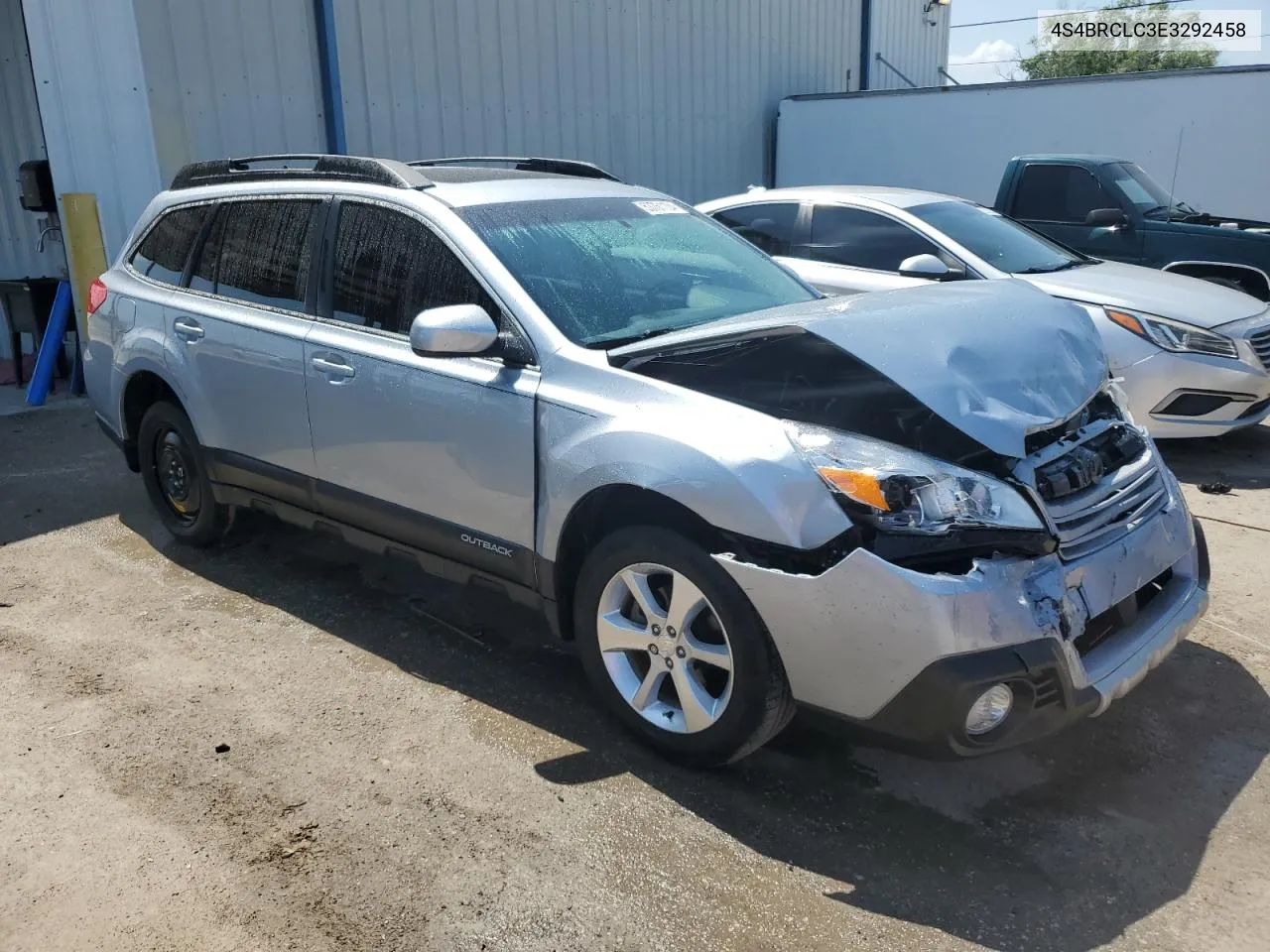 2014 Subaru Outback 2.5I Limited VIN: 4S4BRCLC3E3292458 Lot: 53761104