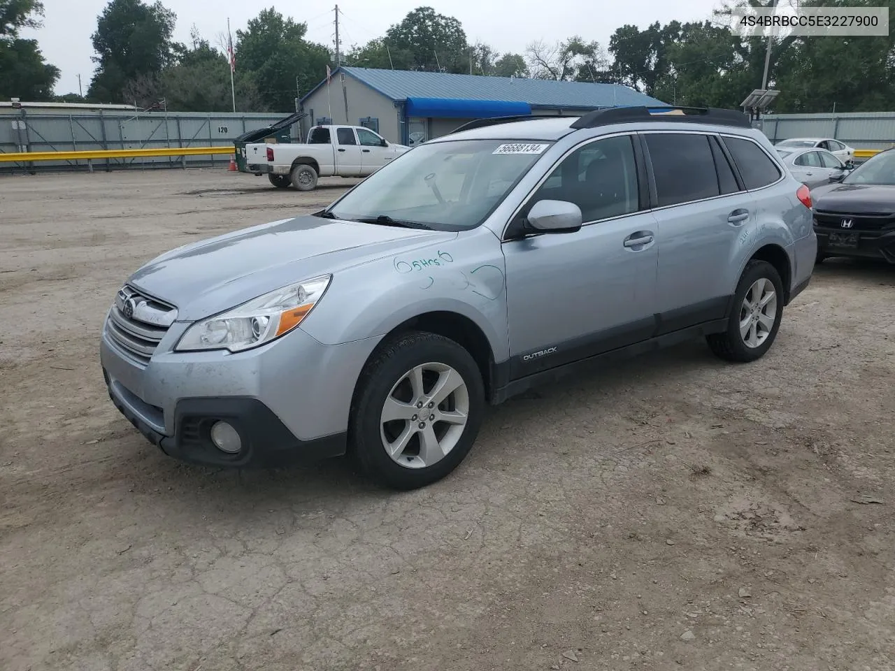 2014 Subaru Outback 2.5I Premium VIN: 4S4BRBCC5E3227900 Lot: 56688134