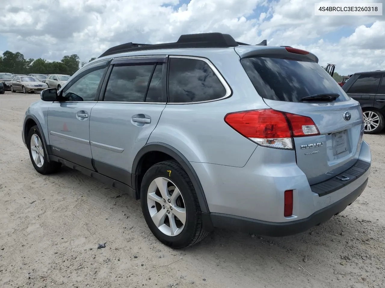 2014 Subaru Outback 2.5I Limited VIN: 4S4BRCLC3E3260318 Lot: 59436724