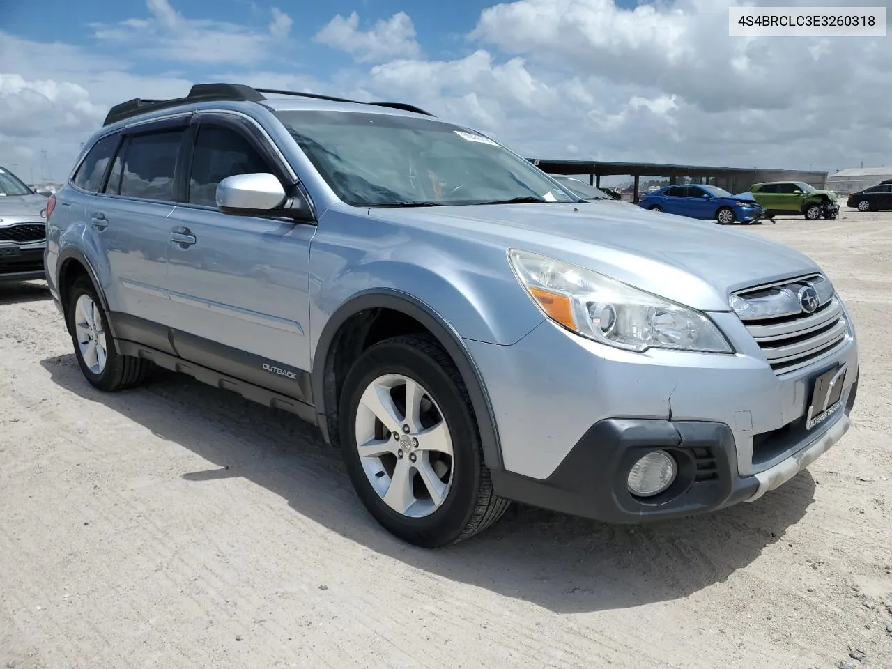 2014 Subaru Outback 2.5I Limited VIN: 4S4BRCLC3E3260318 Lot: 59436724