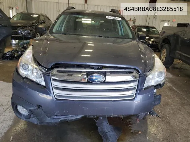 4S4BRBAC8E3285518 2014 Subaru Outback 2.5I