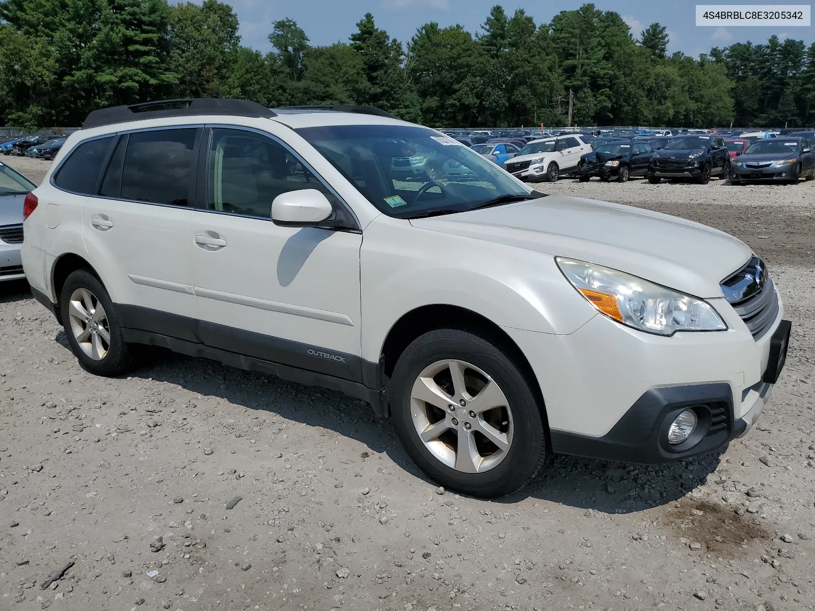 2014 Subaru Outback 2.5I Limited VIN: 4S4BRBLC8E3205342 Lot: 66501684