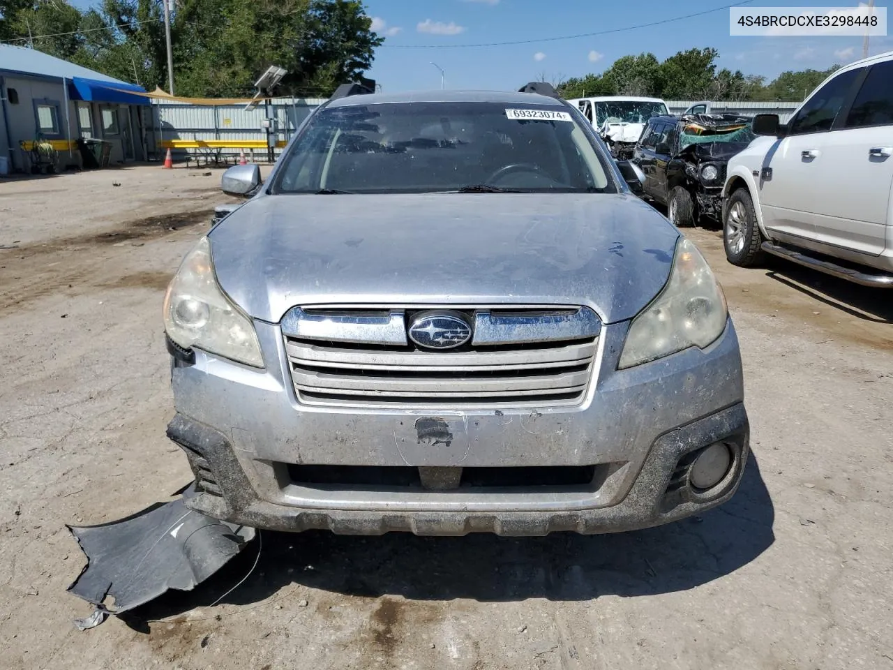 2014 Subaru Outback 2.5I Premium VIN: 4S4BRCDCXE3298448 Lot: 69323074