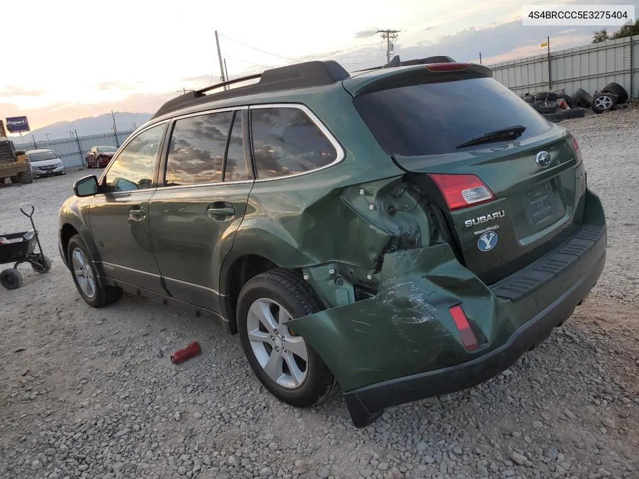 2014 Subaru Outback 2.5I Premium VIN: 4S4BRCCC5E3275404 Lot: 70001584