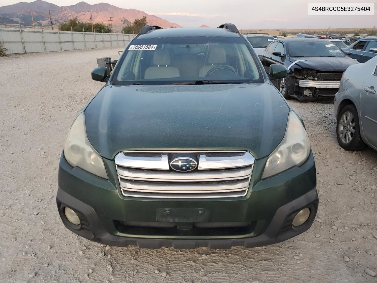 2014 Subaru Outback 2.5I Premium VIN: 4S4BRCCC5E3275404 Lot: 70001584