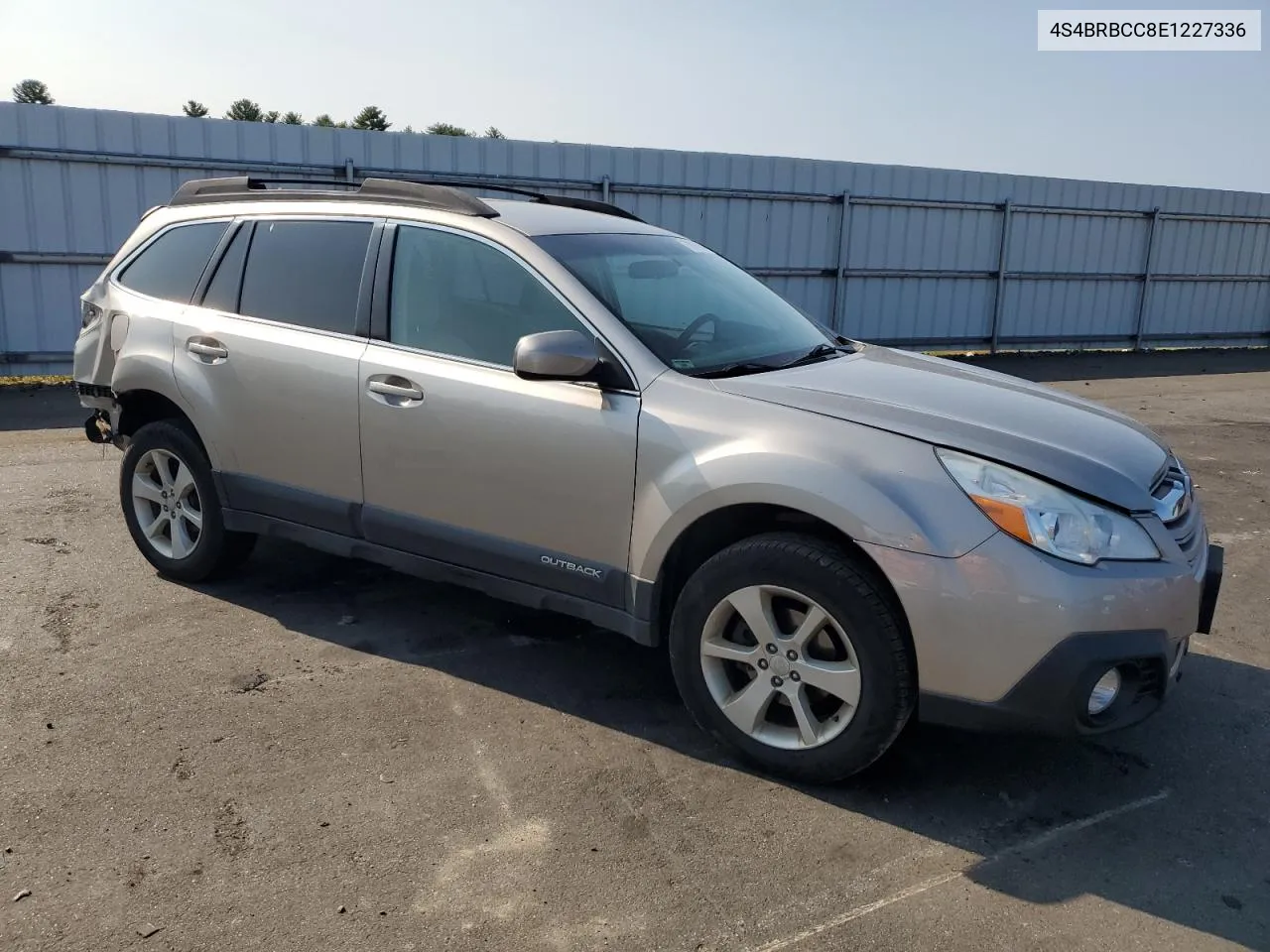 2014 Subaru Outback 2.5I Premium VIN: 4S4BRBCC8E1227336 Lot: 70996554