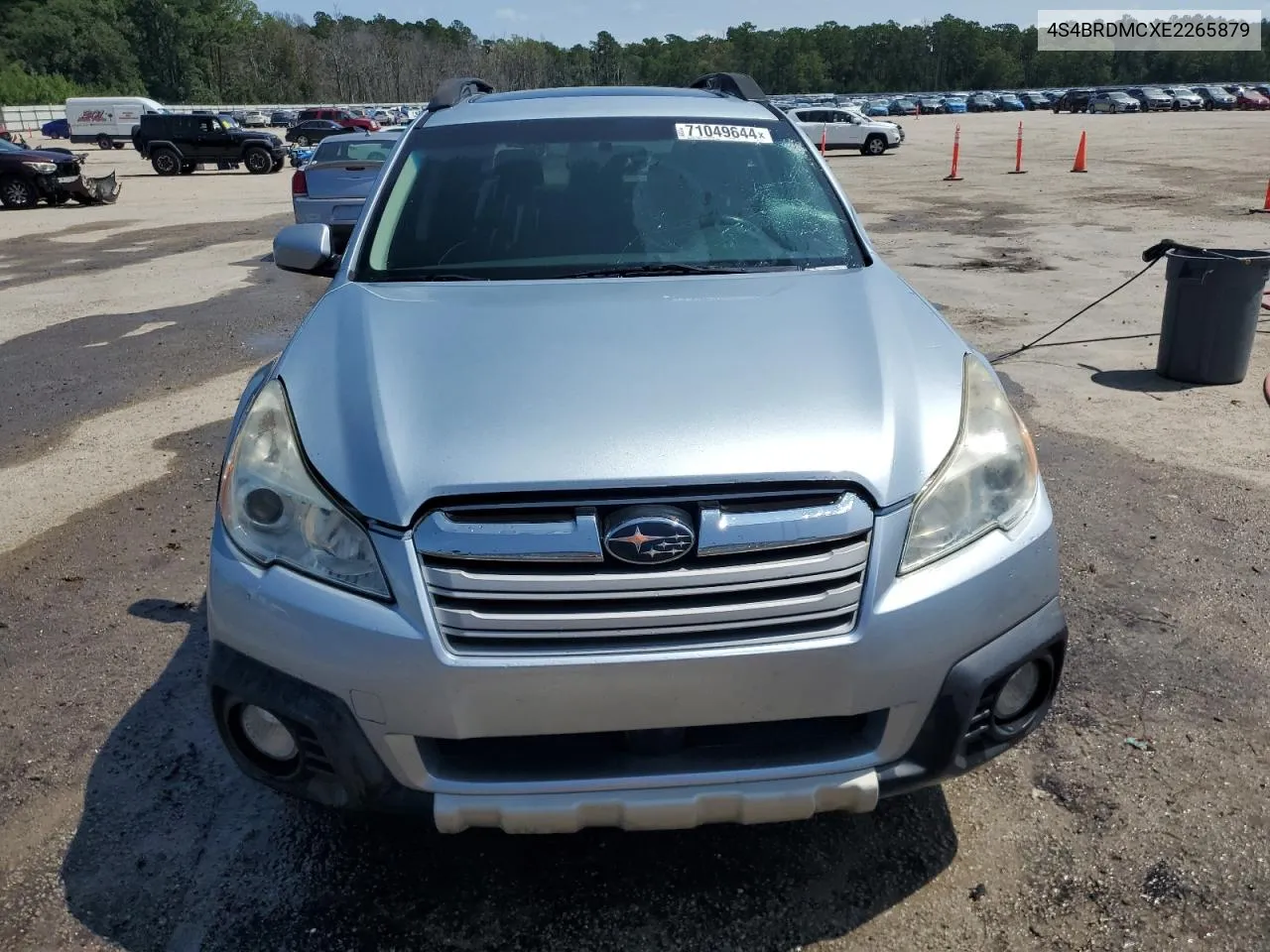 2014 Subaru Outback 3.6R Limited VIN: 4S4BRDMCXE2265879 Lot: 71049644