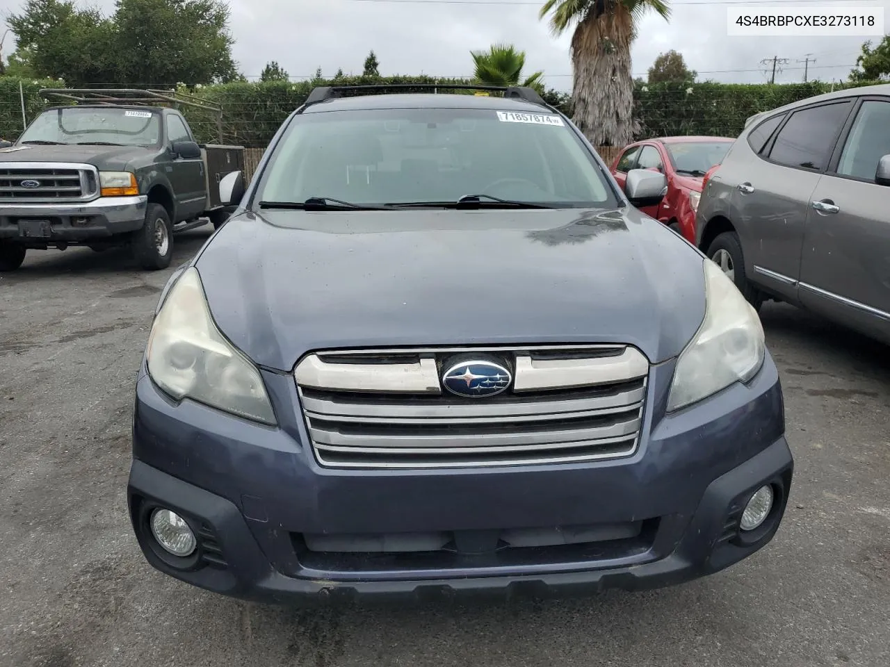 4S4BRBPCXE3273118 2014 Subaru Outback 2.5I Limited