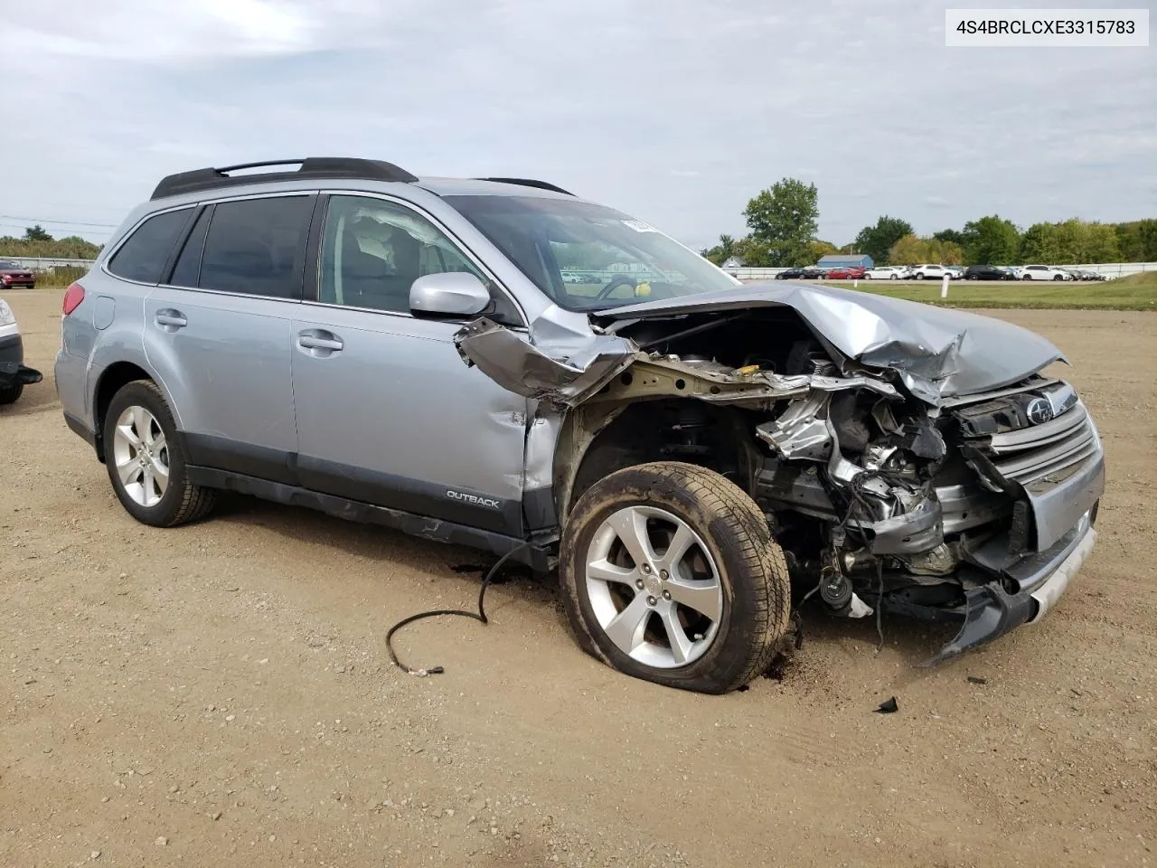 2014 Subaru Outback 2.5I Limited VIN: 4S4BRCLCXE3315783 Lot: 71858384