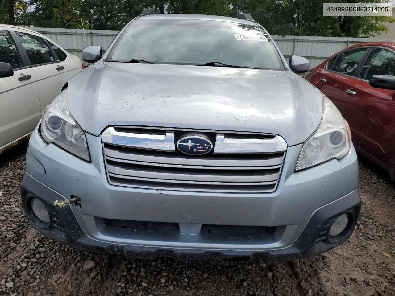 2014 Subaru Outback 2.5I Limited VIN: 4S4BRBKC8E3214205 Lot: 73040854