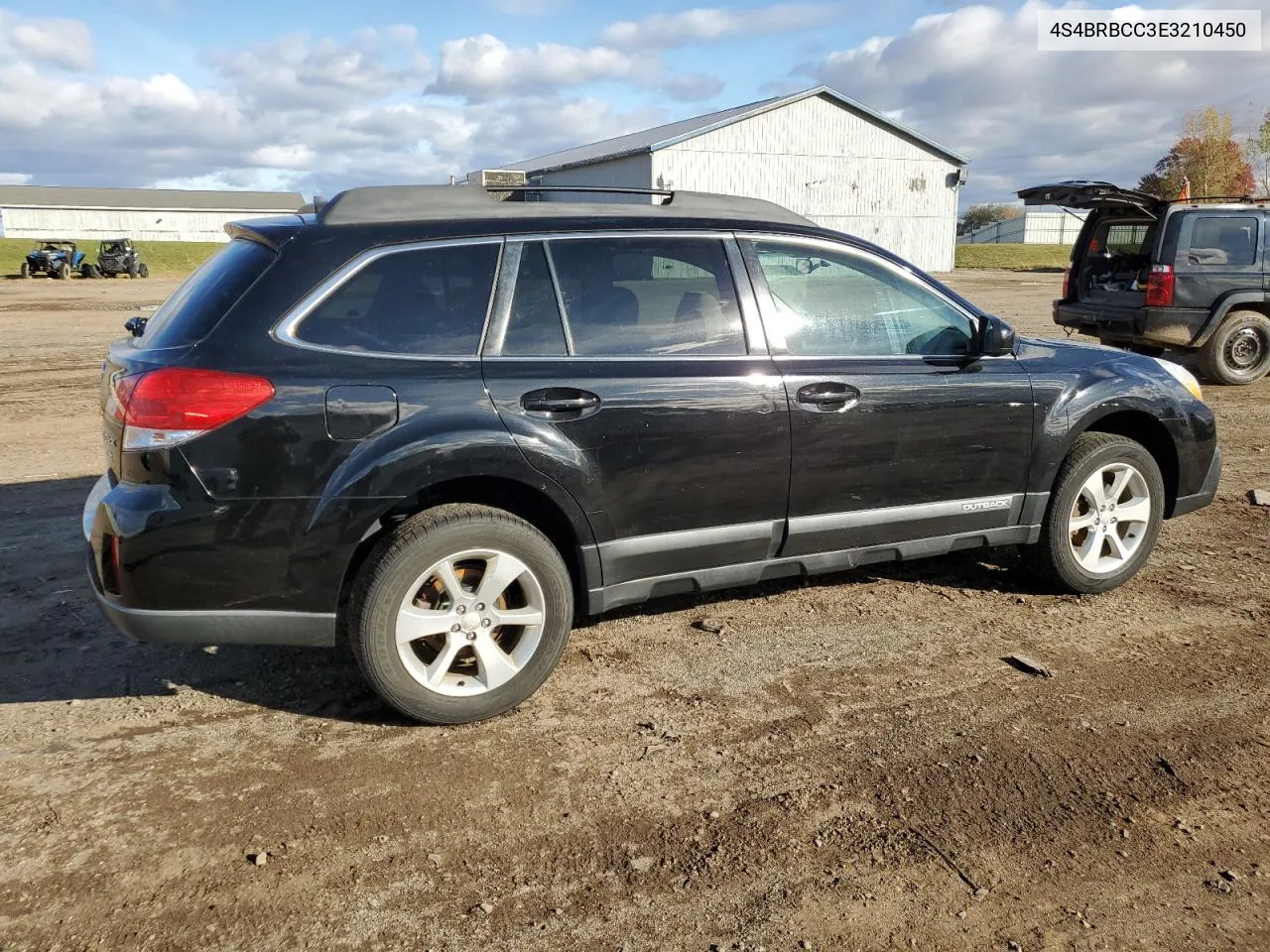 2014 Subaru Outback 2.5I Premium VIN: 4S4BRBCC3E3210450 Lot: 76320924