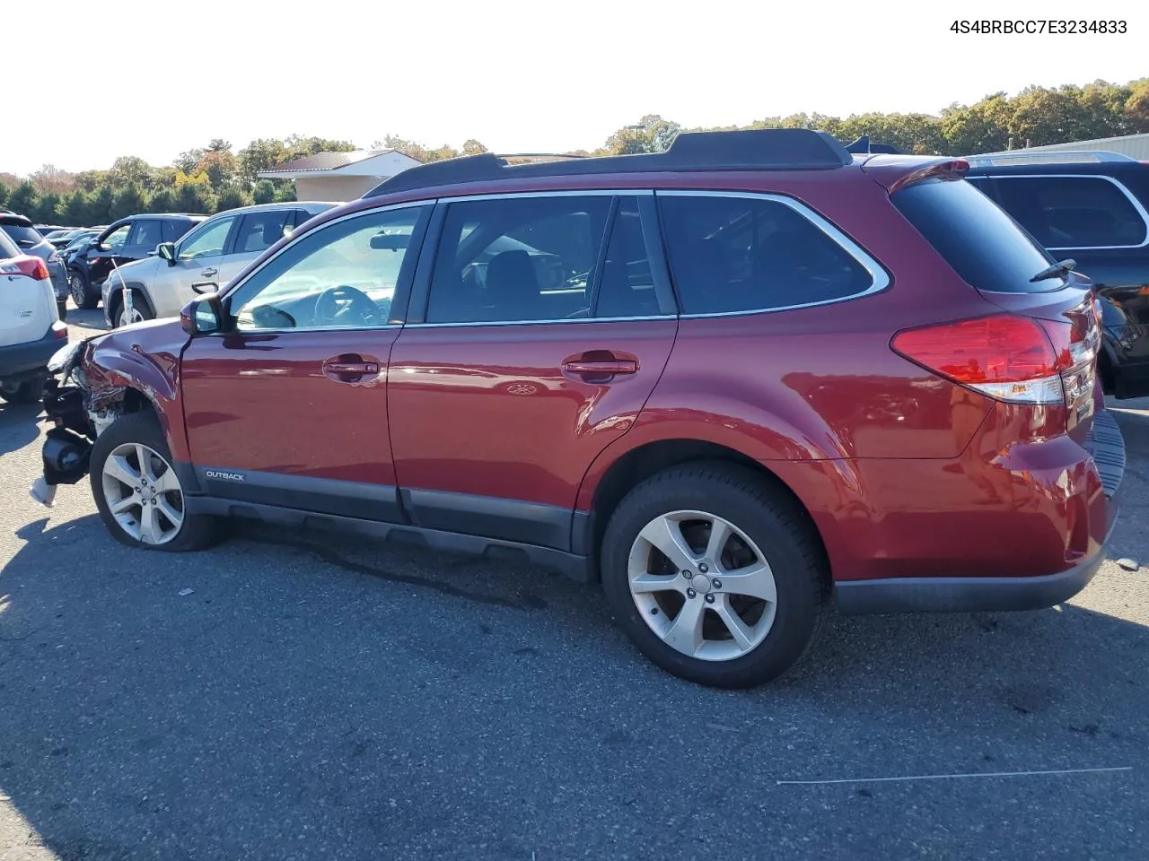 2014 Subaru Outback 2.5I Premium VIN: 4S4BRBCC7E3234833 Lot: 76322694