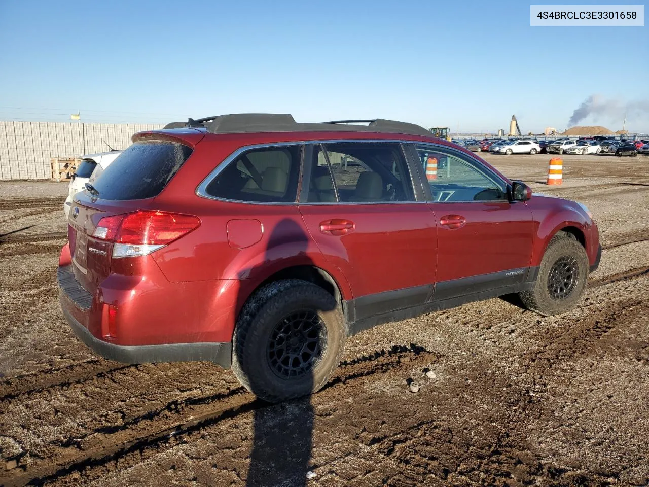 2014 Subaru Outback 2.5I Limited VIN: 4S4BRCLC3E3301658 Lot: 78077944