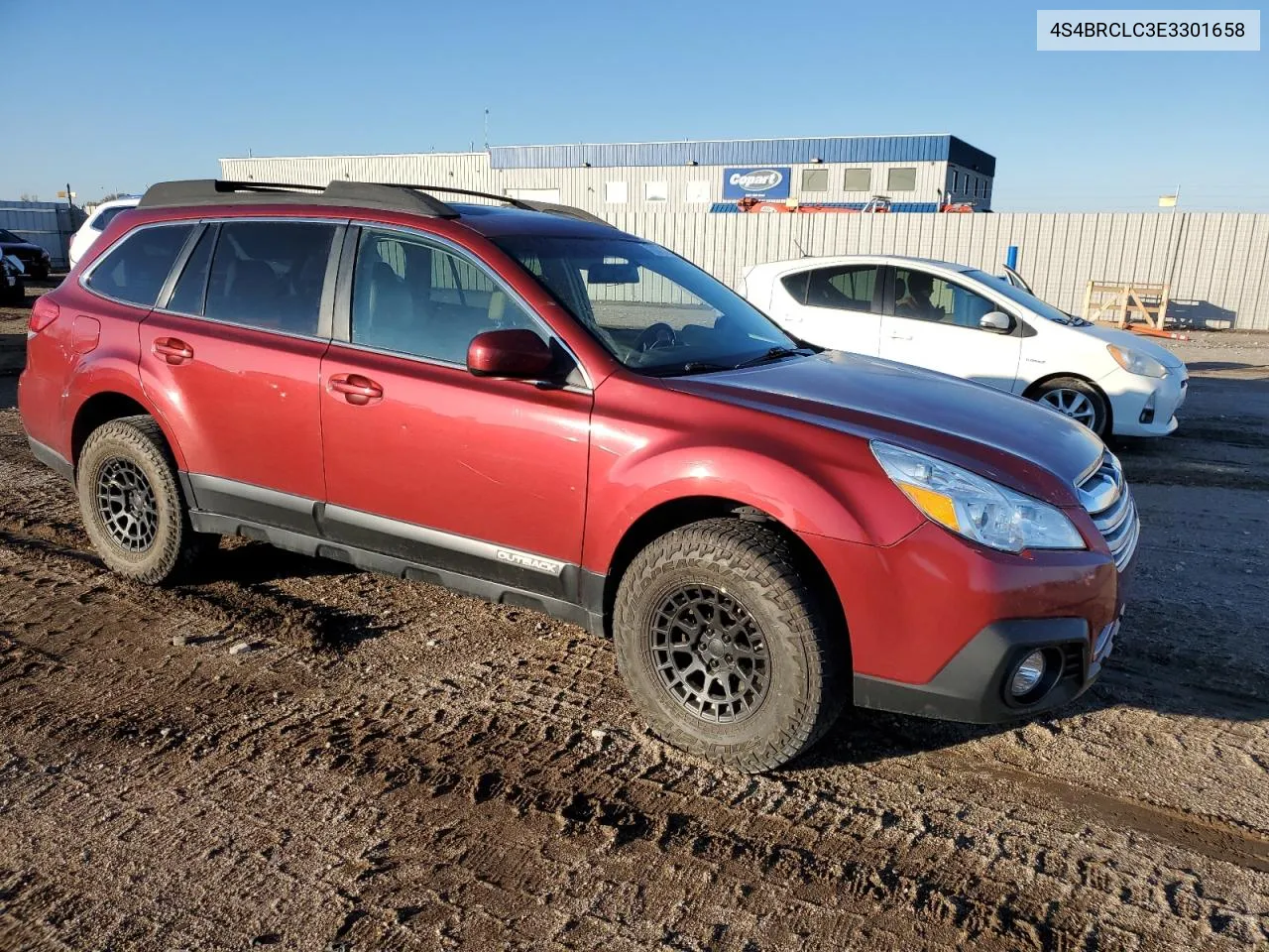 2014 Subaru Outback 2.5I Limited VIN: 4S4BRCLC3E3301658 Lot: 78077944