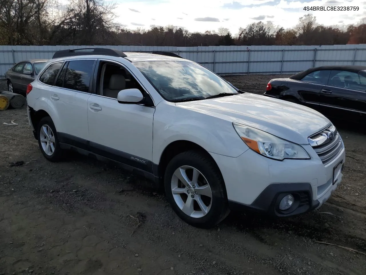 2014 Subaru Outback 2.5I Limited VIN: 4S4BRBLC8E3238759 Lot: 78330044