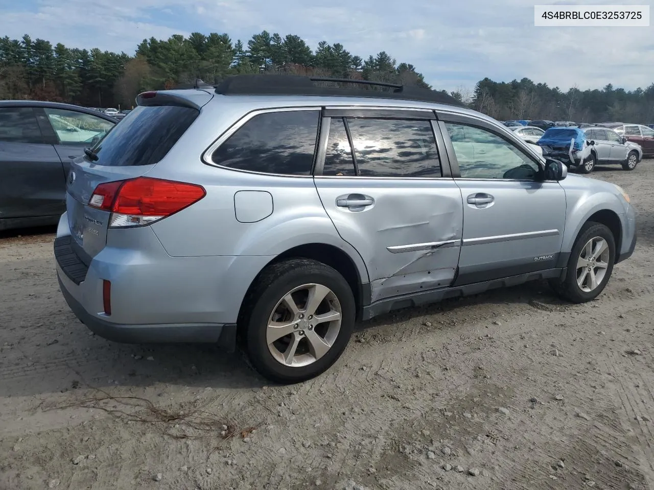 2014 Subaru Outback 2.5I Limited VIN: 4S4BRBLC0E3253725 Lot: 78820664