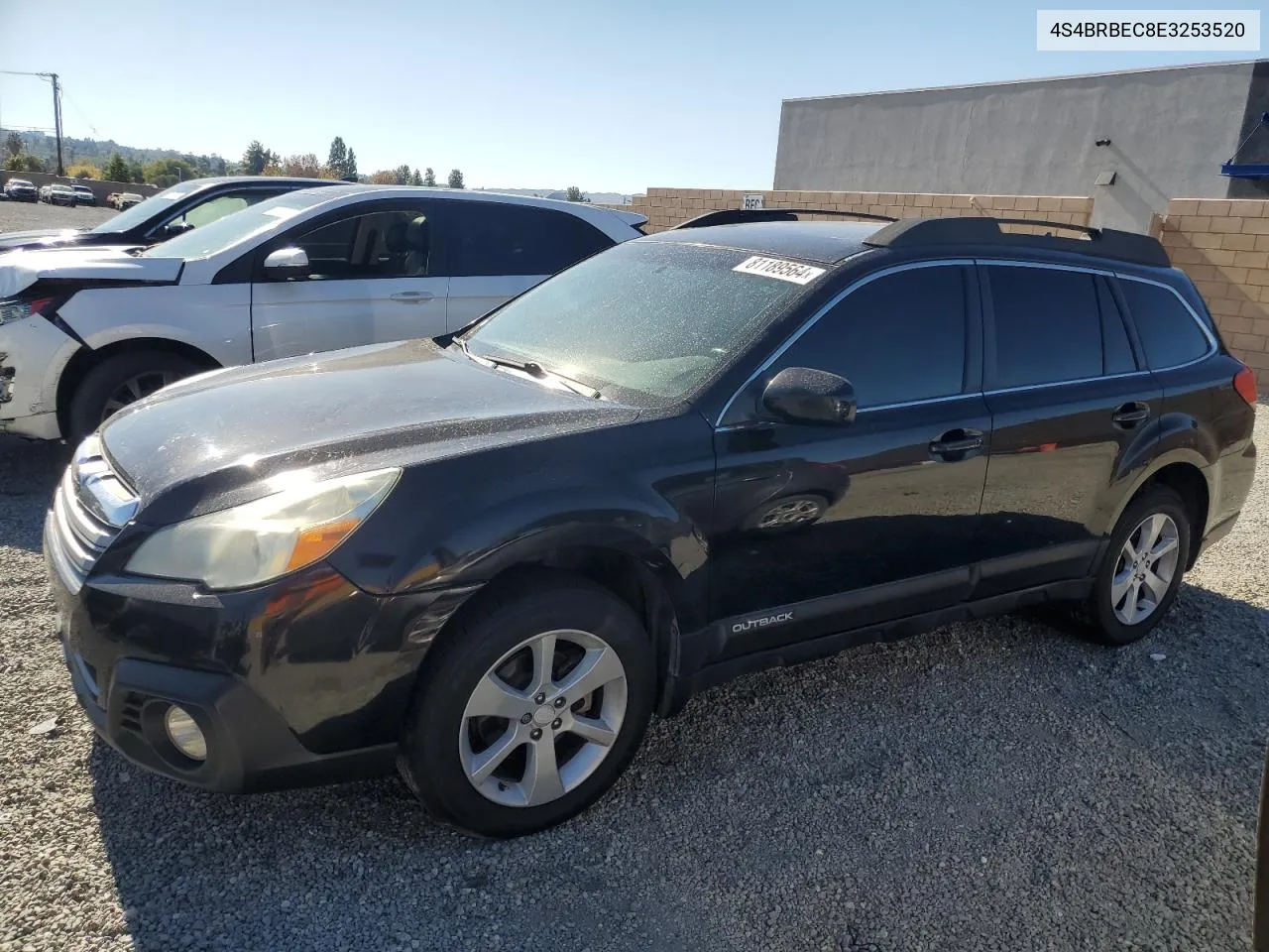 2014 Subaru Outback 2.5I Premium VIN: 4S4BRBEC8E3253520 Lot: 81189564