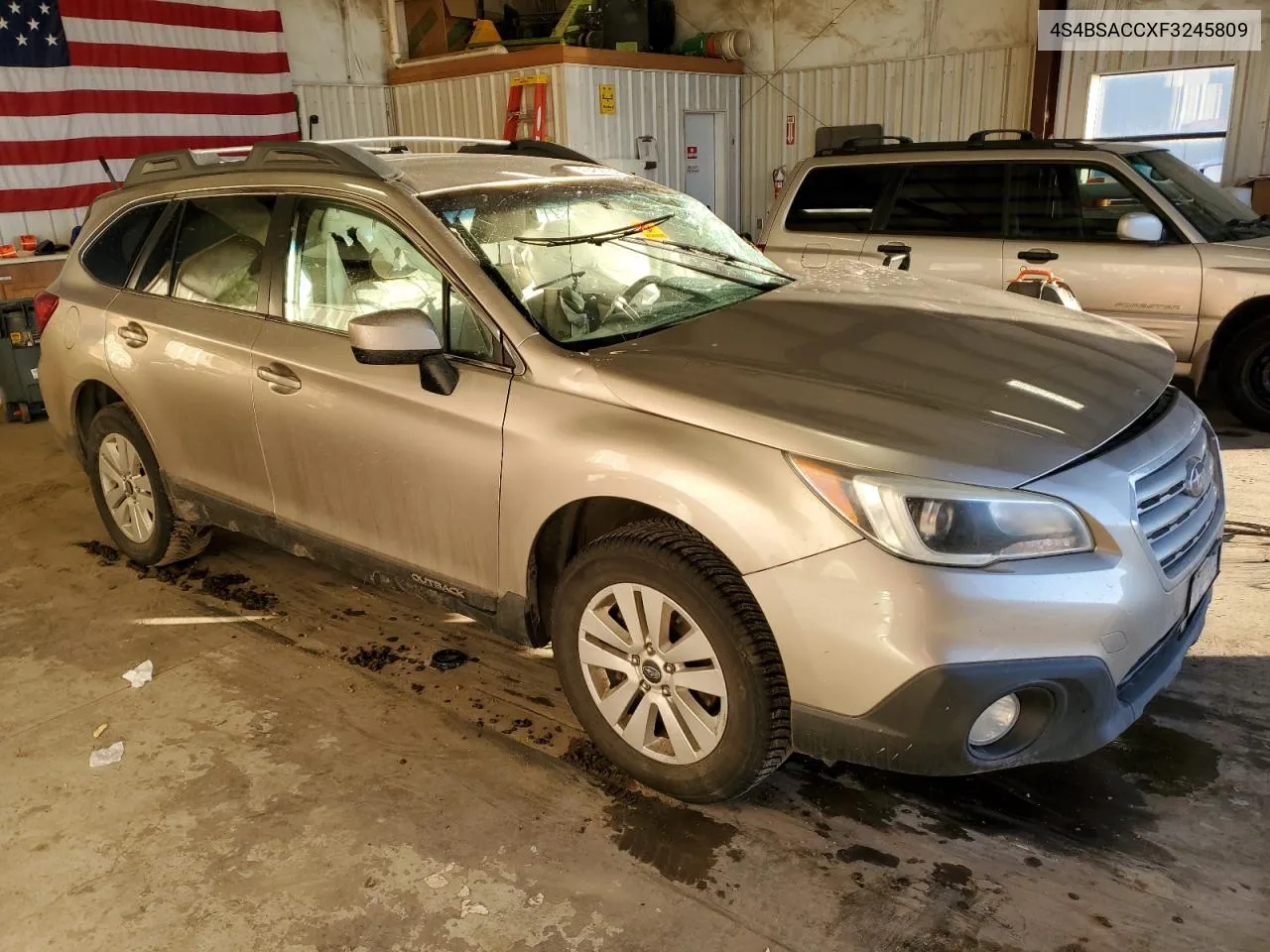 2015 Subaru Outback 2.5I Premium VIN: 4S4BSACCXF3245809 Lot: 40452084