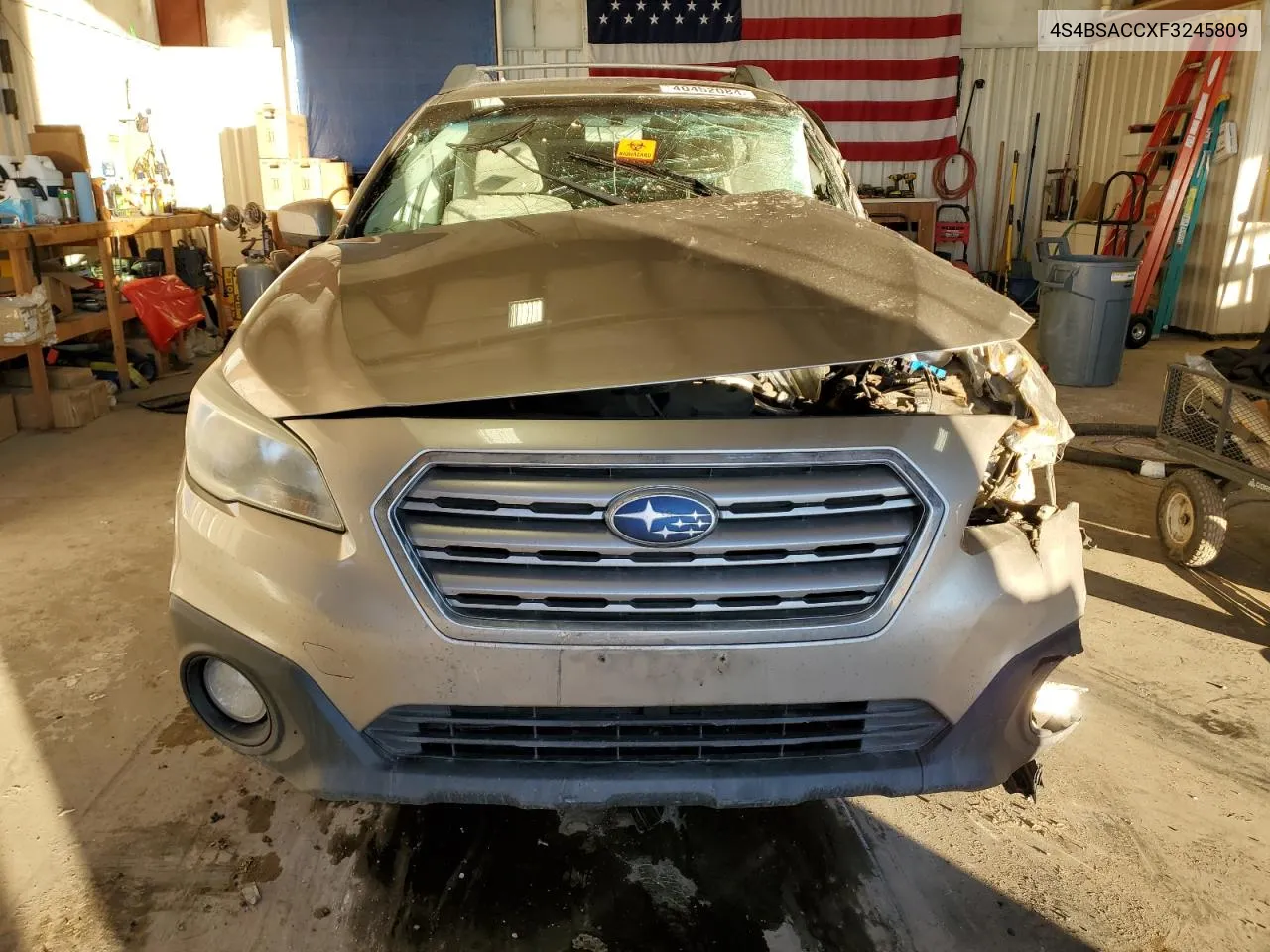 2015 Subaru Outback 2.5I Premium VIN: 4S4BSACCXF3245809 Lot: 40452084