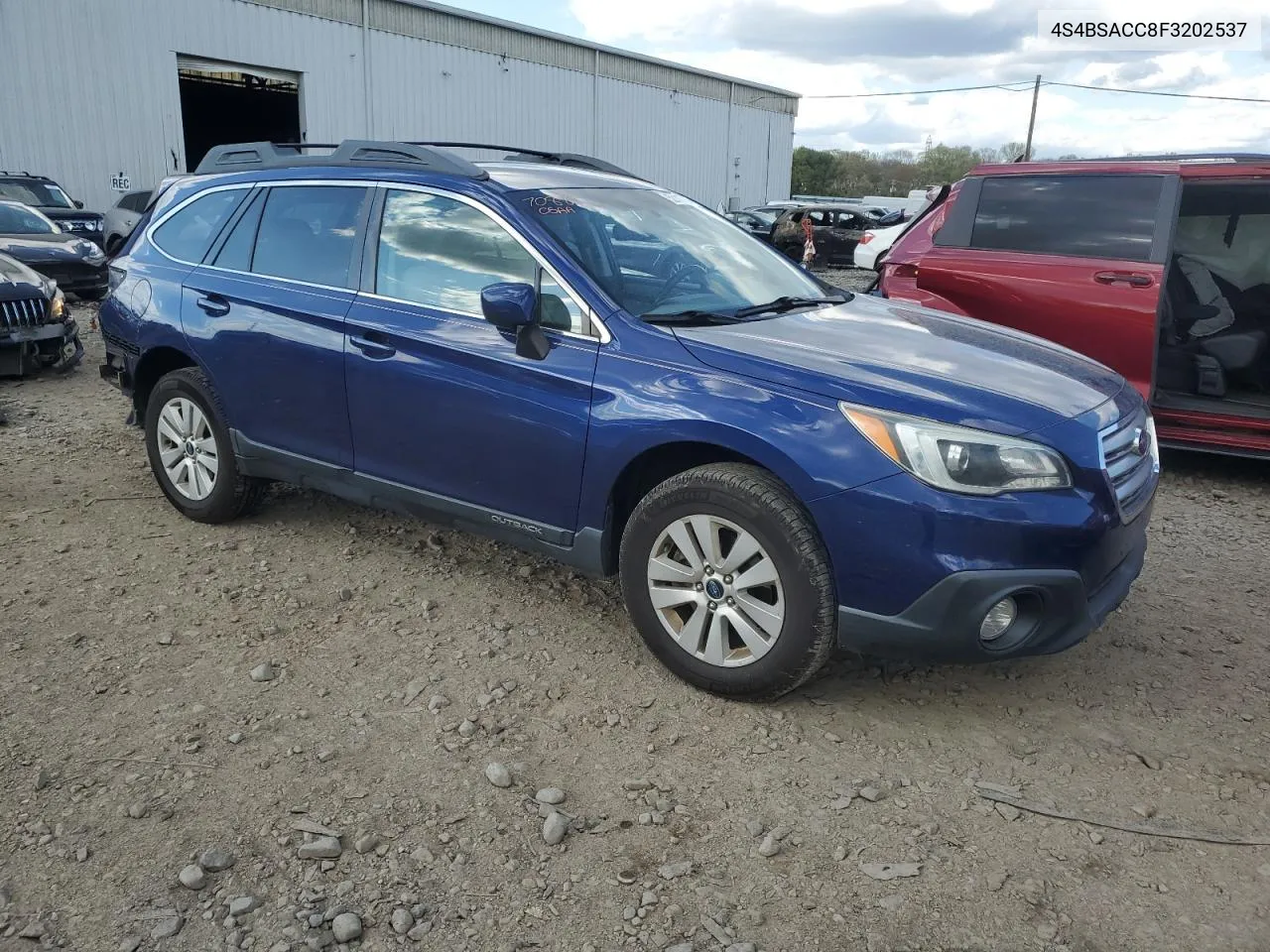 2015 Subaru Outback 2.5I Premium VIN: 4S4BSACC8F3202537 Lot: 52117764