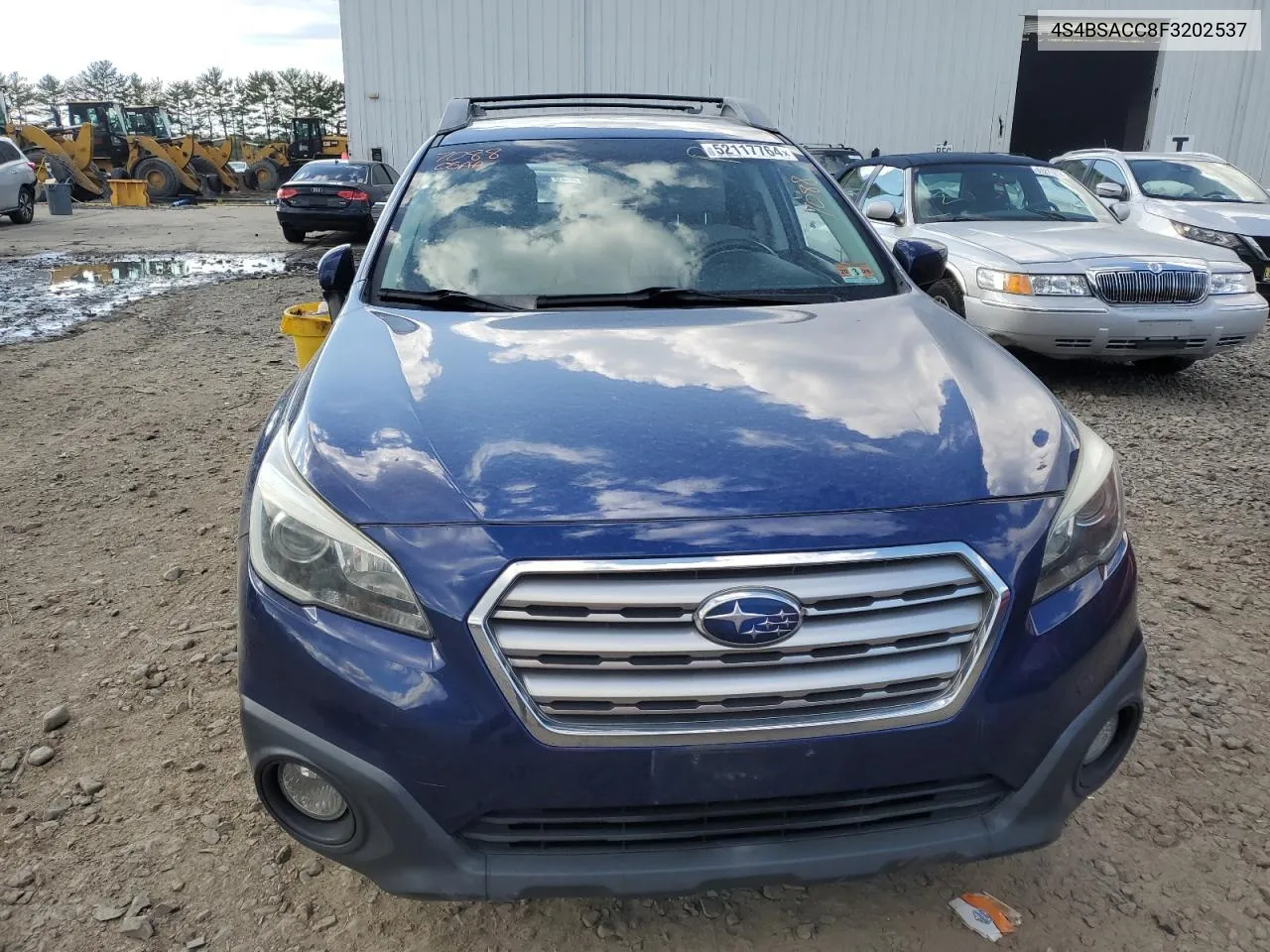 2015 Subaru Outback 2.5I Premium VIN: 4S4BSACC8F3202537 Lot: 52117764