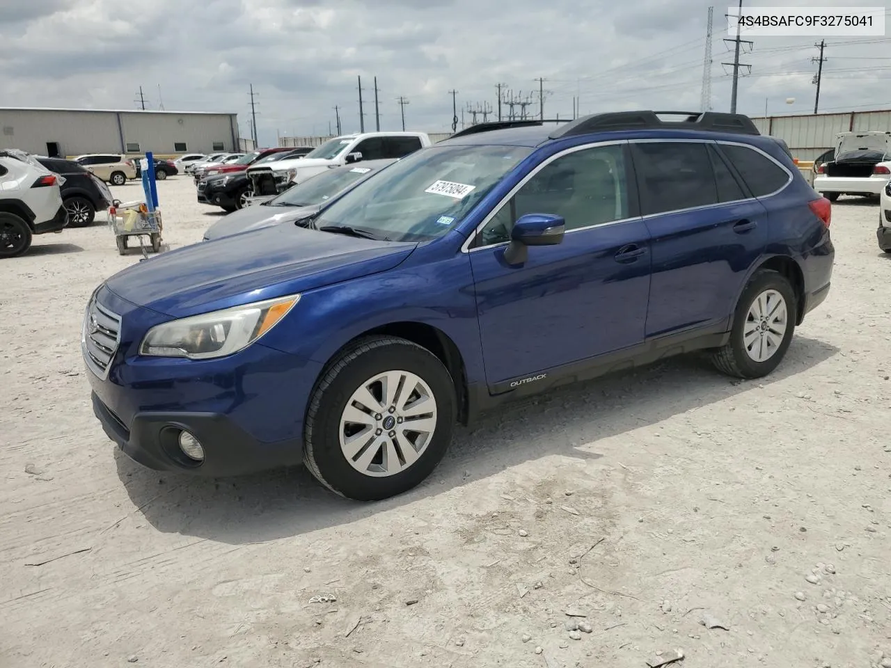 2015 Subaru Outback 2.5I Premium VIN: 4S4BSAFC9F3275041 Lot: 57975094