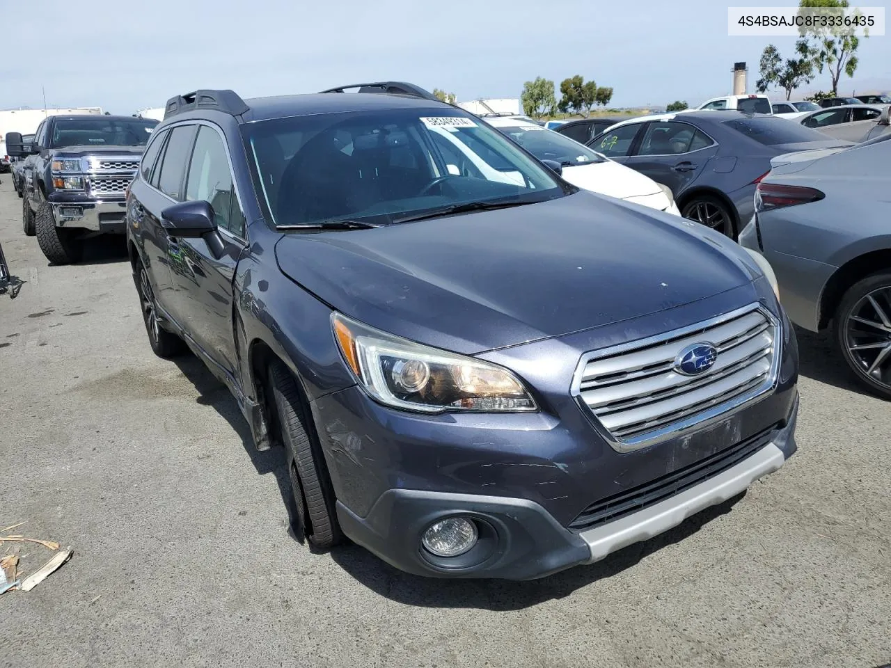 2015 Subaru Outback 2.5I Limited VIN: 4S4BSAJC8F3336435 Lot: 58349314