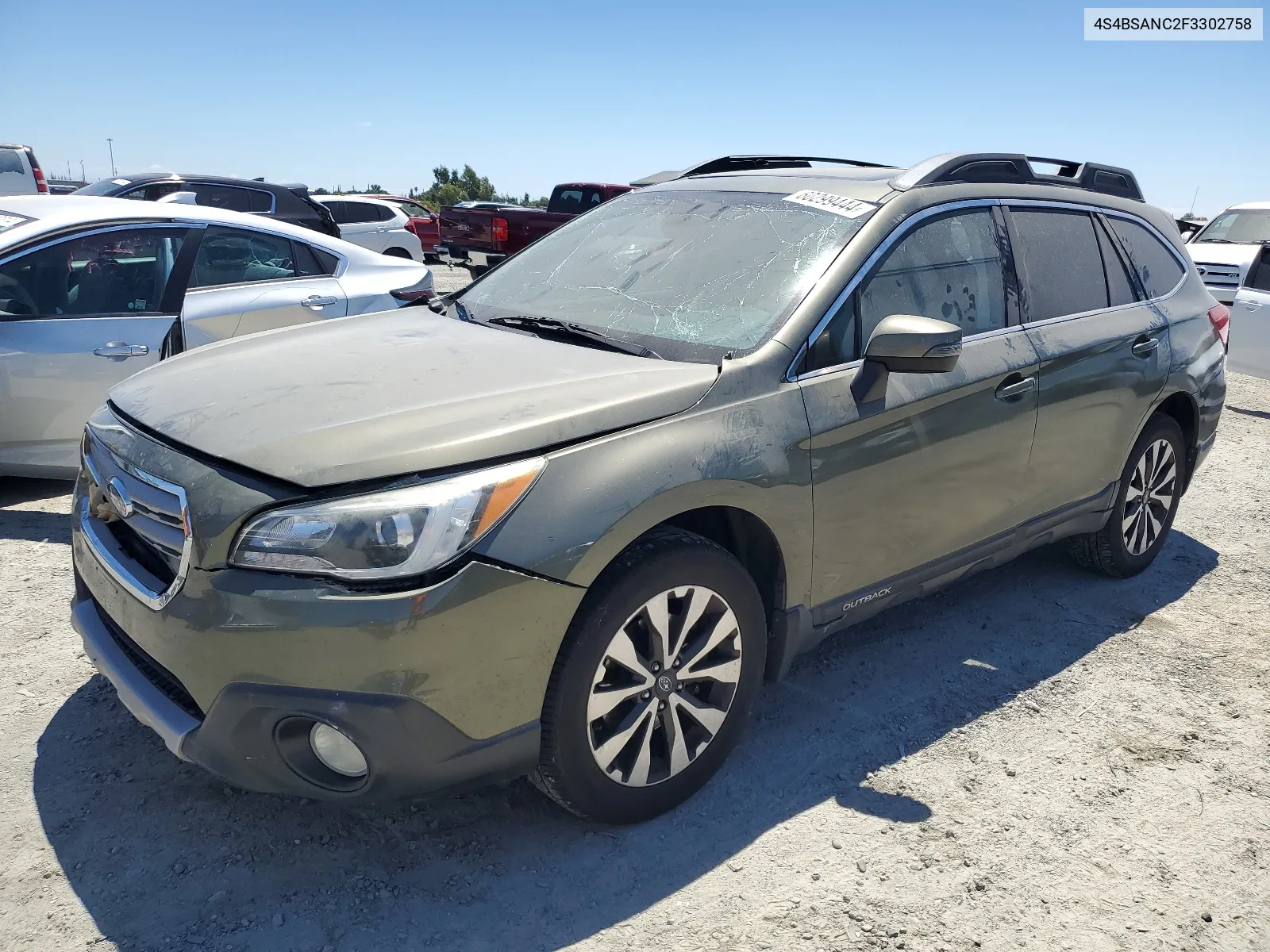 4S4BSANC2F3302758 2015 Subaru Outback 2.5I Limited