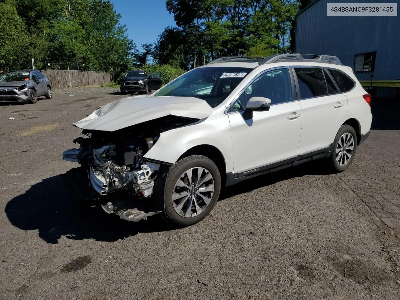 2015 Subaru Outback 2.5I Limited VIN: 4S4BSANC9F3281455 Lot: 60471924