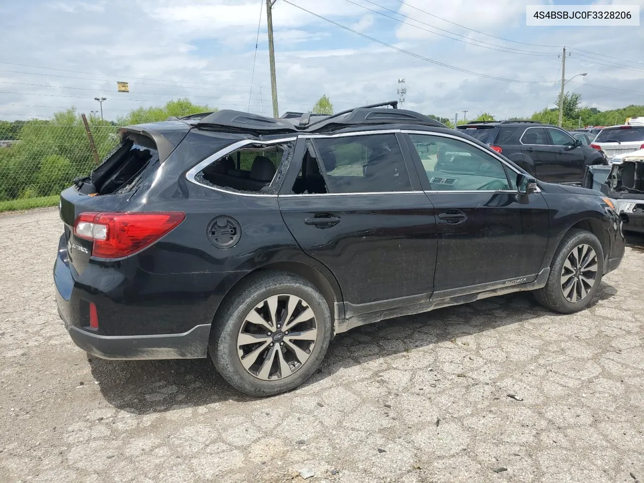 2015 Subaru Outback 2.5I Limited VIN: 4S4BSBJC0F3328206 Lot: 61108284