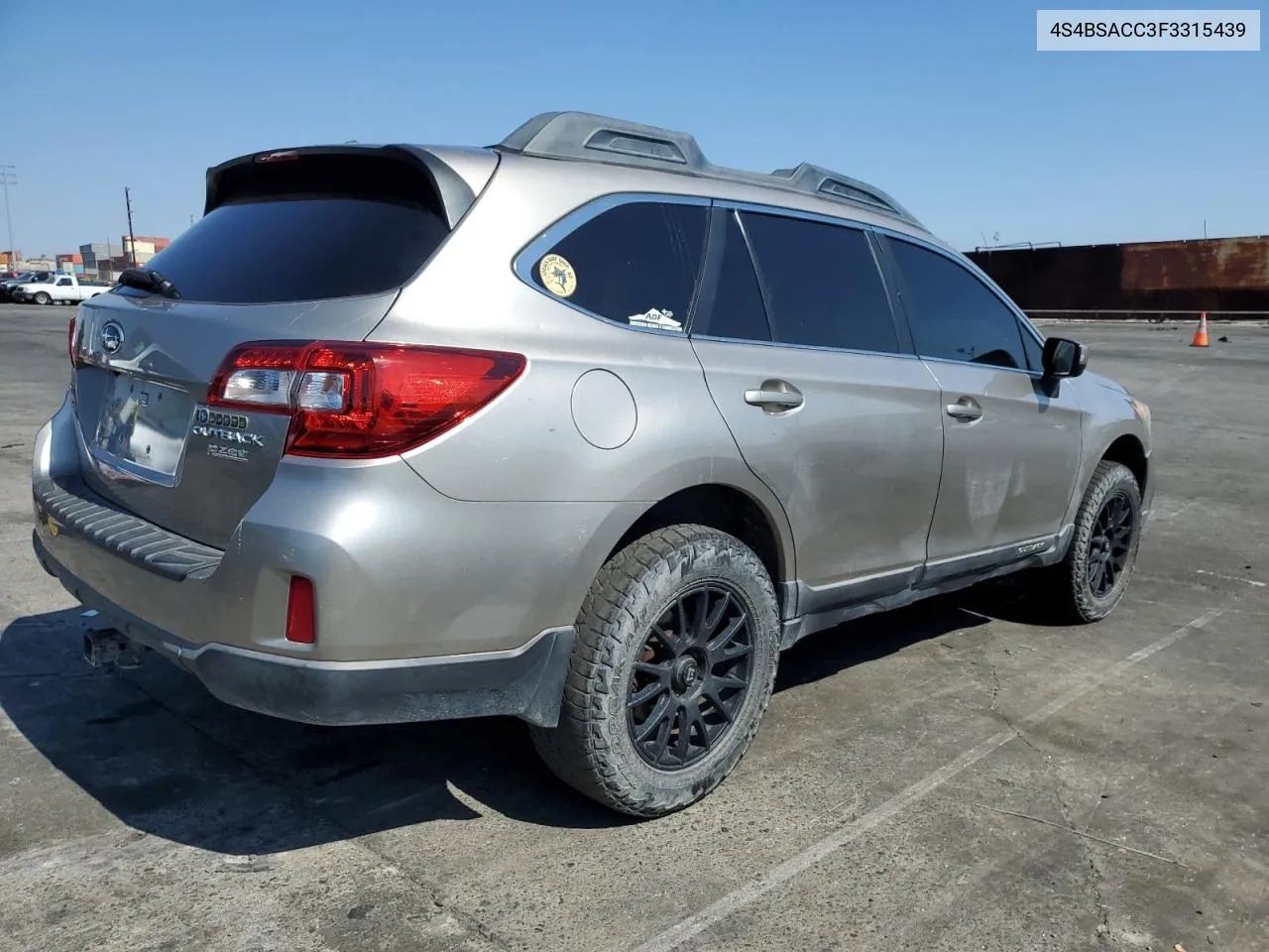 2015 Subaru Outback 2.5I Premium VIN: 4S4BSACC3F3315439 Lot: 62466704