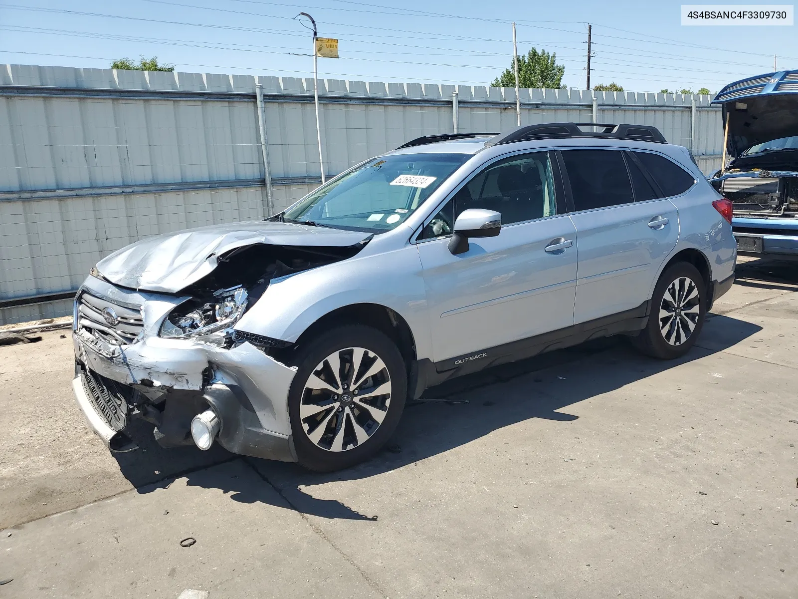 4S4BSANC4F3309730 2015 Subaru Outback 2.5I Limited