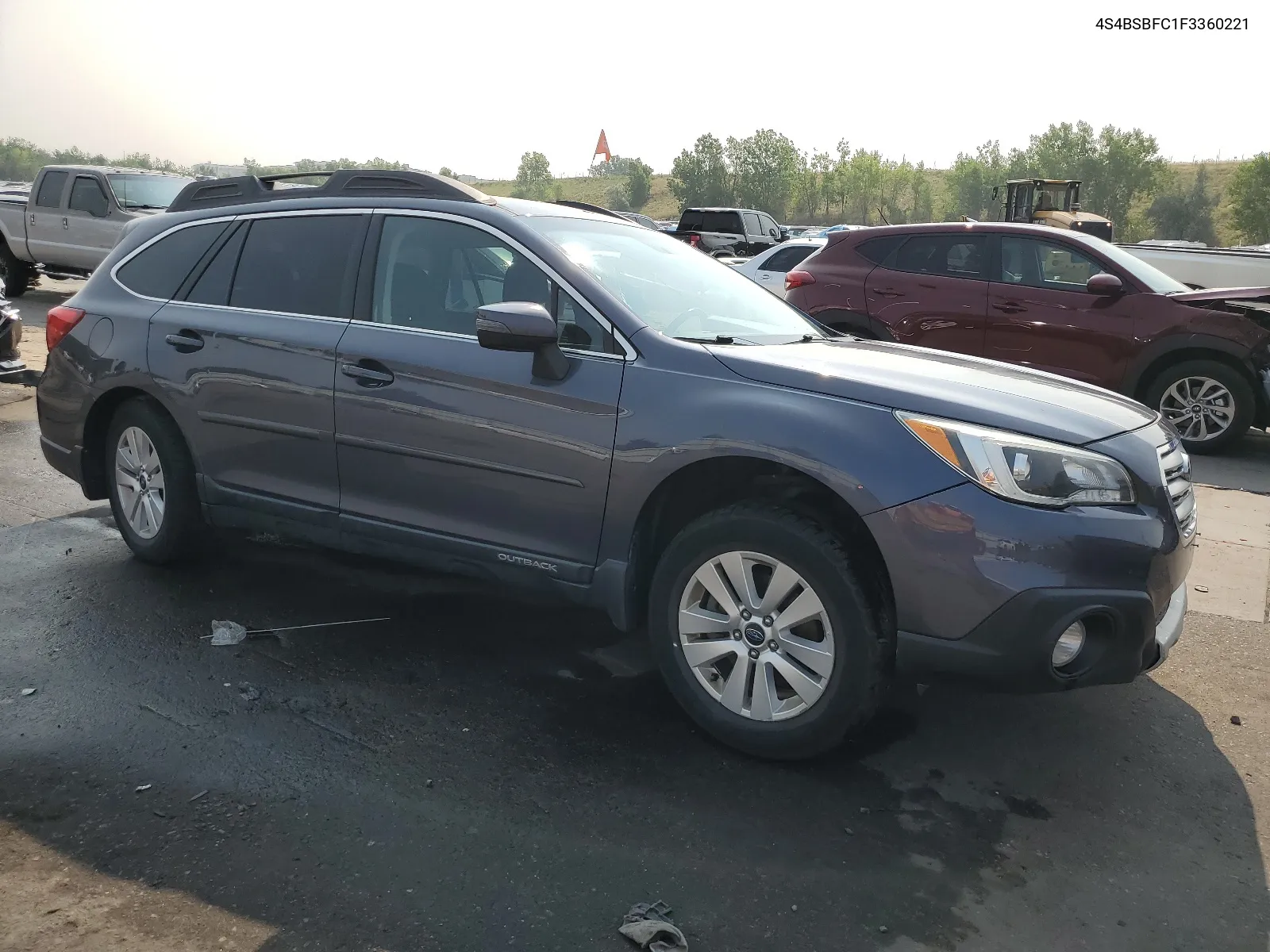 2015 Subaru Outback 2.5I Premium VIN: 4S4BSBFC1F3360221 Lot: 63823044