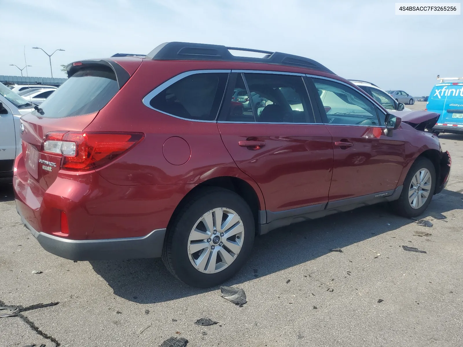 2015 Subaru Outback 2.5I Premium VIN: 4S4BSACC7F3265256 Lot: 63935954