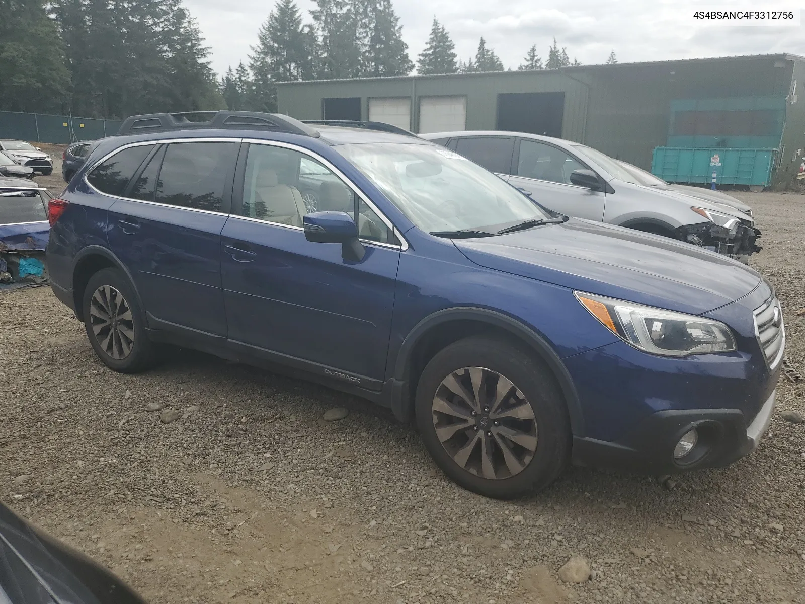 2015 Subaru Outback 2.5I Limited VIN: 4S4BSANC4F3312756 Lot: 66948064