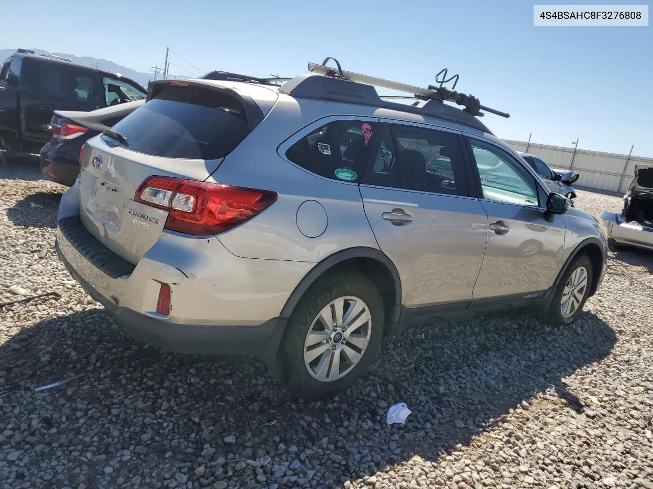 2015 Subaru Outback 2.5I Premium VIN: 4S4BSAHC8F3276808 Lot: 67514064