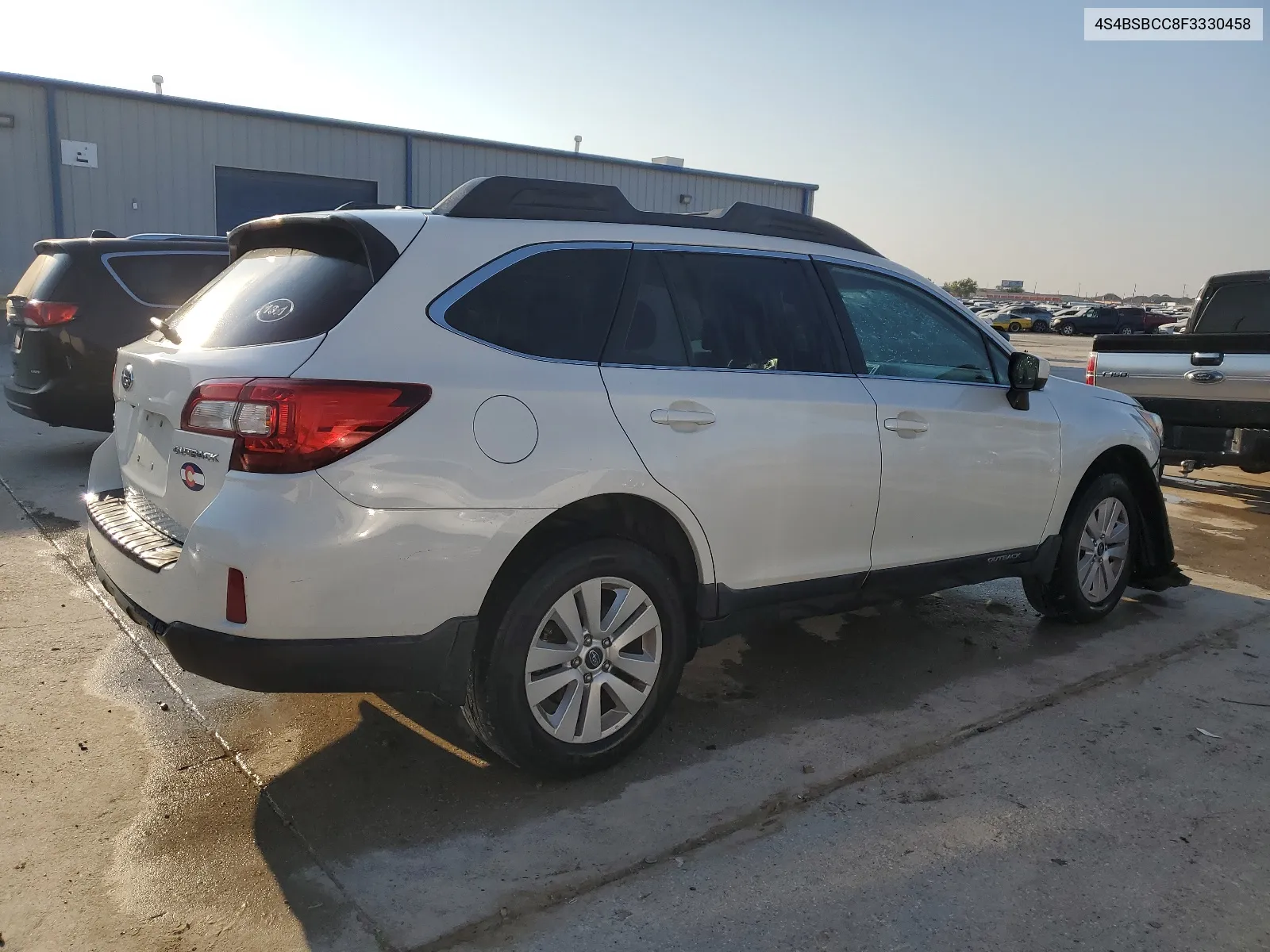 2015 Subaru Outback 2.5I Premium VIN: 4S4BSBCC8F3330458 Lot: 67786004