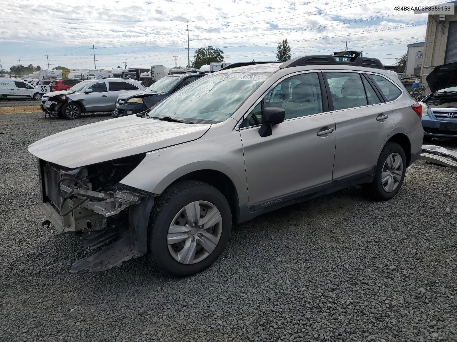 2015 Subaru Outback 2.5I VIN: 4S4BSAAC3F3359153 Lot: 67790714