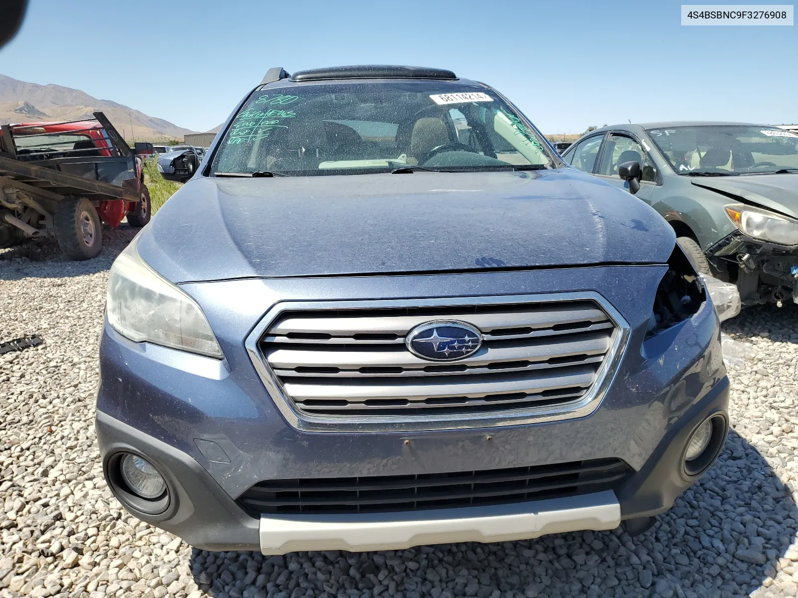 2015 Subaru Outback 2.5I Limited VIN: 4S4BSBNC9F3276908 Lot: 68114214