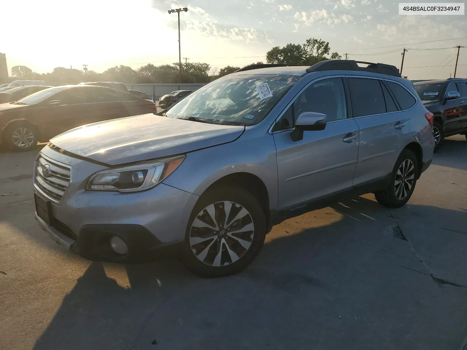 2015 Subaru Outback 2.5I Limited VIN: 4S4BSALC0F3234947 Lot: 68372874