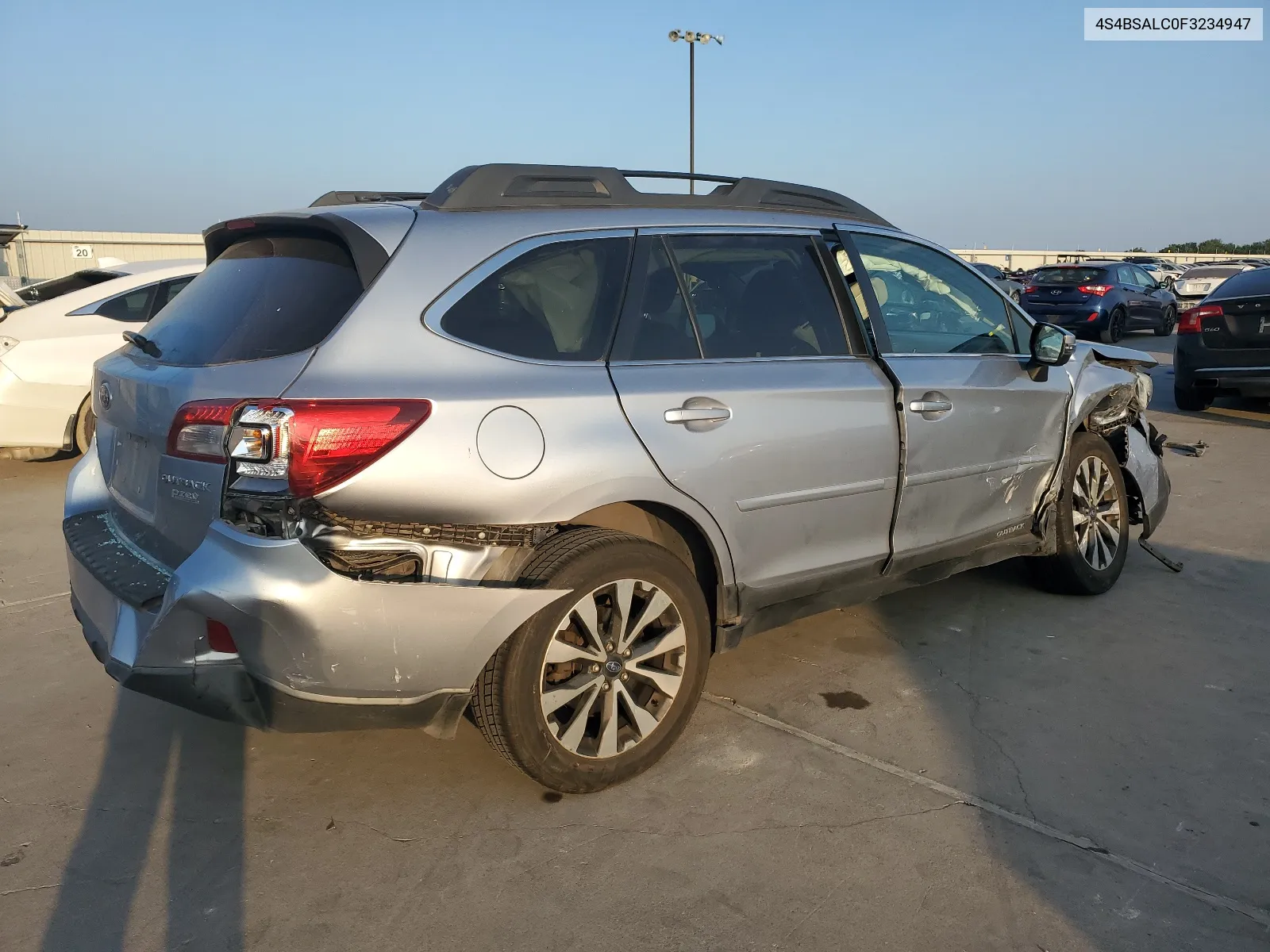 2015 Subaru Outback 2.5I Limited VIN: 4S4BSALC0F3234947 Lot: 68372874