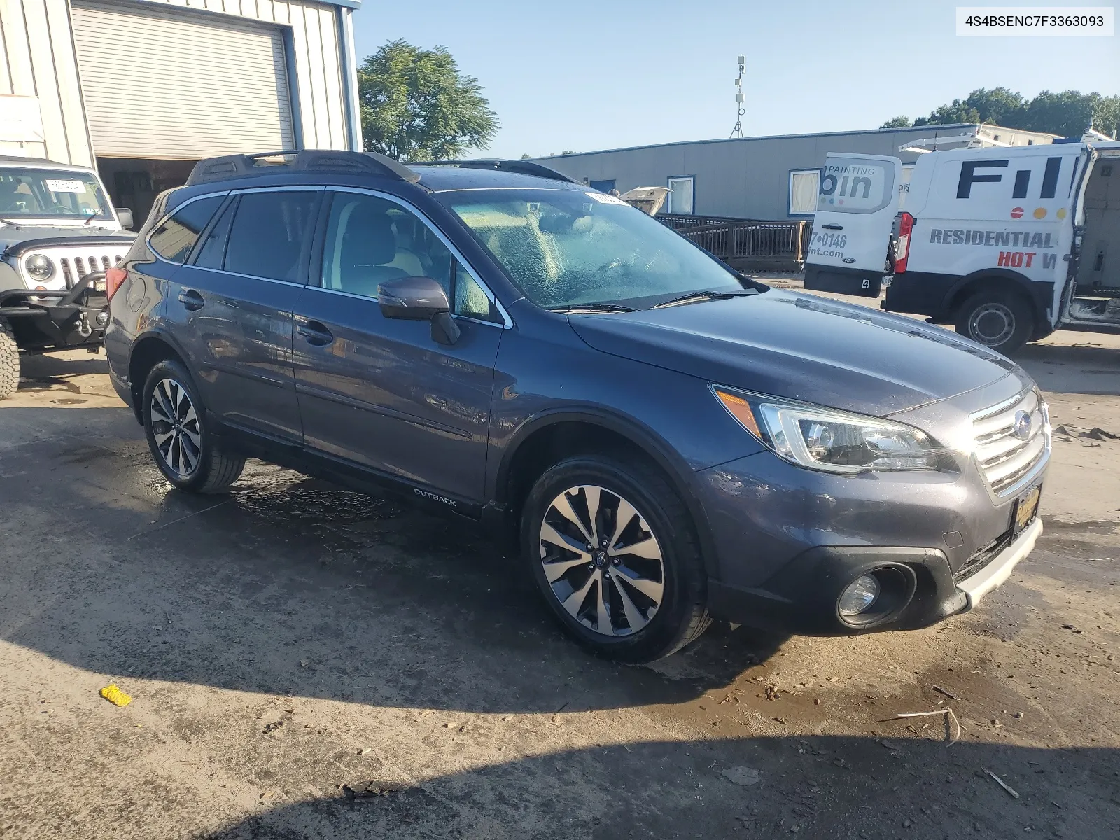 2015 Subaru Outback 3.6R Limited VIN: 4S4BSENC7F3363093 Lot: 68383224