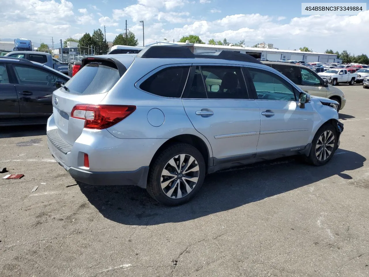 2015 Subaru Outback 2.5I Limited VIN: 4S4BSBNC3F3349884 Lot: 69658304